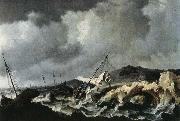 PEETERS, Bonaventura the Elder Storm on the Sea USA oil painting artist
